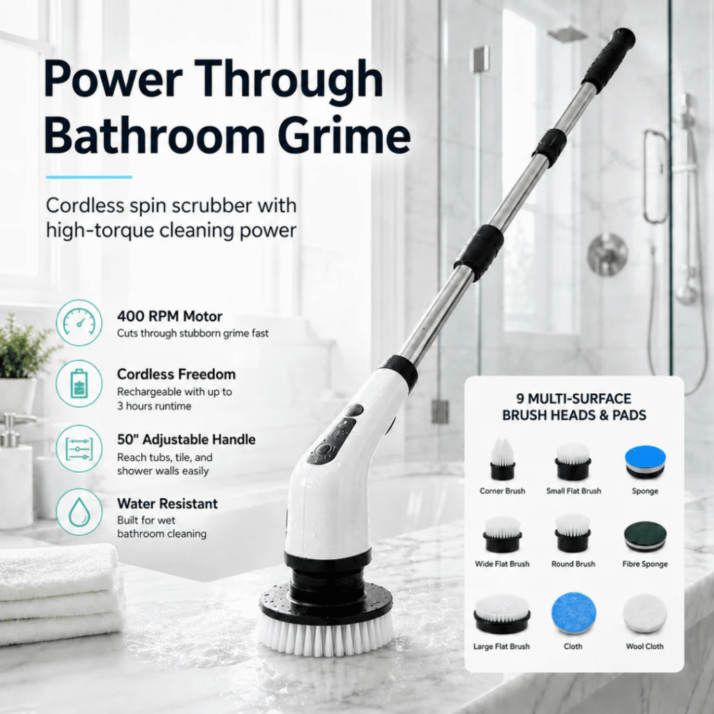 Scrubforce Pro Spin Scrubber (Official Retailer) [year]